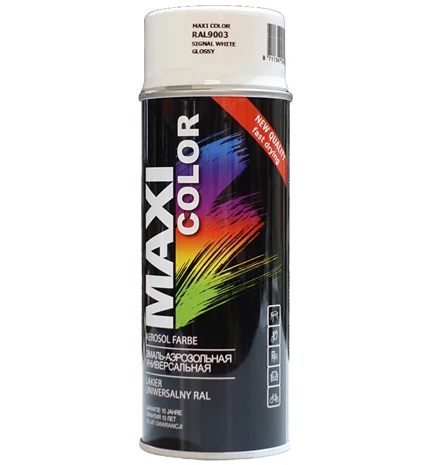 SPREJ MAXI COLOR RAL 9003 GL. 400 ml