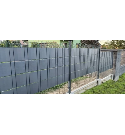 FOLIJA DEKOR PE ZA PANEL OGRADU ANTRACIT 19 cm X 35 m