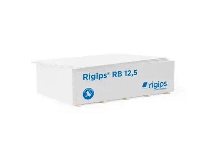 PLOČA GIPSANA RIGIPS RB BIJELA (A) 12,5mm x1250x2000