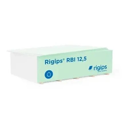 PLOČA GIPSANA RIGIPS RBI  VLAGOOTP. 12,5mm x1250x2000