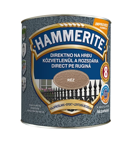 BOJA ZAVRŠNA ZA METAL HAMMERITE LAK EFEKT BAKRENI MAX 2,5/1