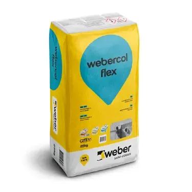 LJEPILO FLEKSIBILNO ZA PLOČICE WEBERCOL FLEX C2TES1 25 KG