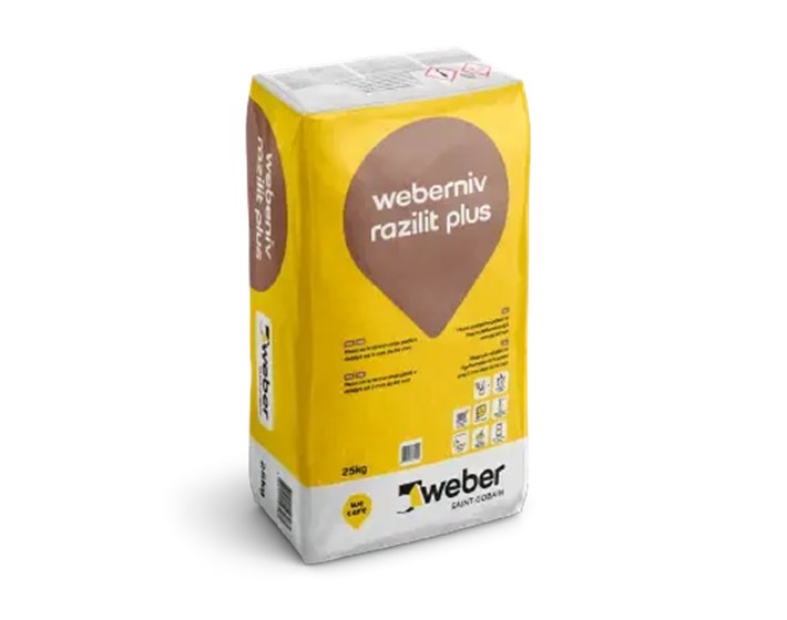 MASA SAMONIVELIRAJUĆA ZA IZRAV. 1-30 MM WEBER RAZILIT 25 KG