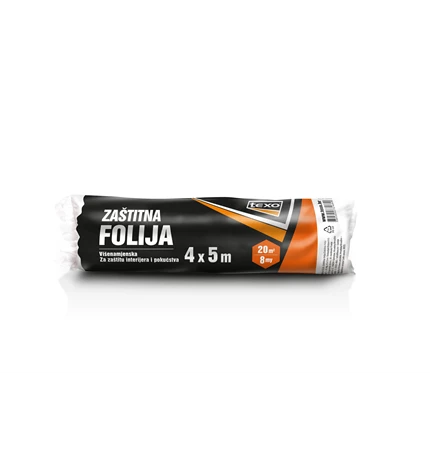 FOLIJA ZAŠTITNA 20m2 (4x5m) 8my TEXO