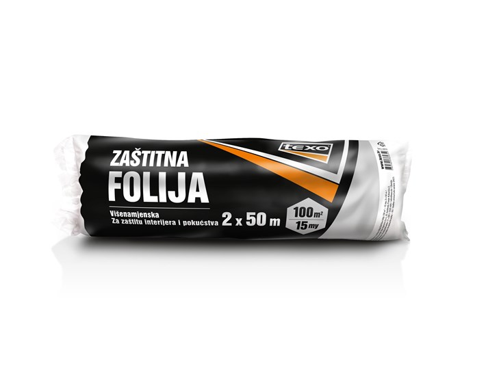 FOLIJA ZAŠTITNA 100M2-12my,rola 2m x 50m