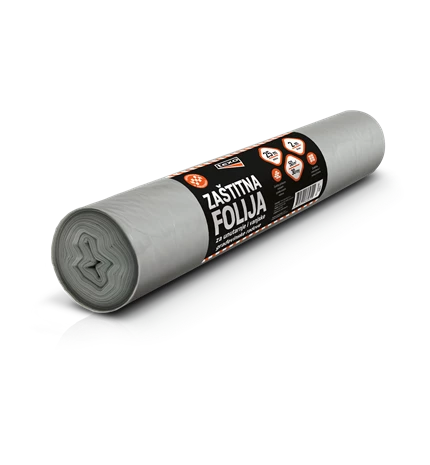 FOLIJA ZAŠTITNA 50m2-30my,rola 2m x 25m