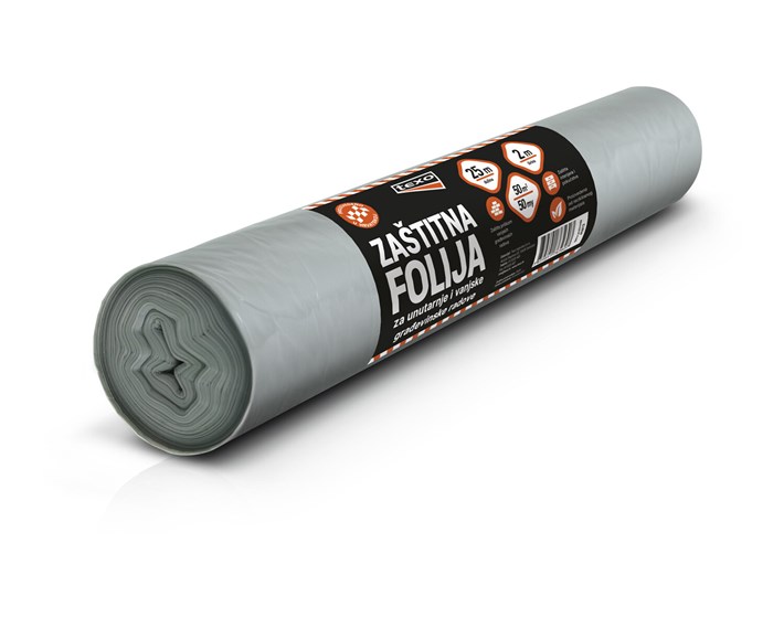 FOLIJA ZAŠTITNA 50m2-50my,rola 2m x 25m