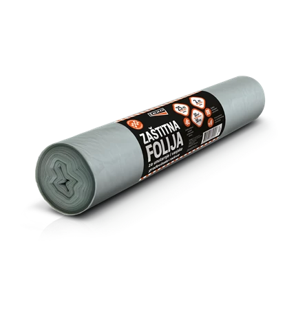 FOLIJA ZAŠTITNA 50m2-50my,rola 2m x 25m