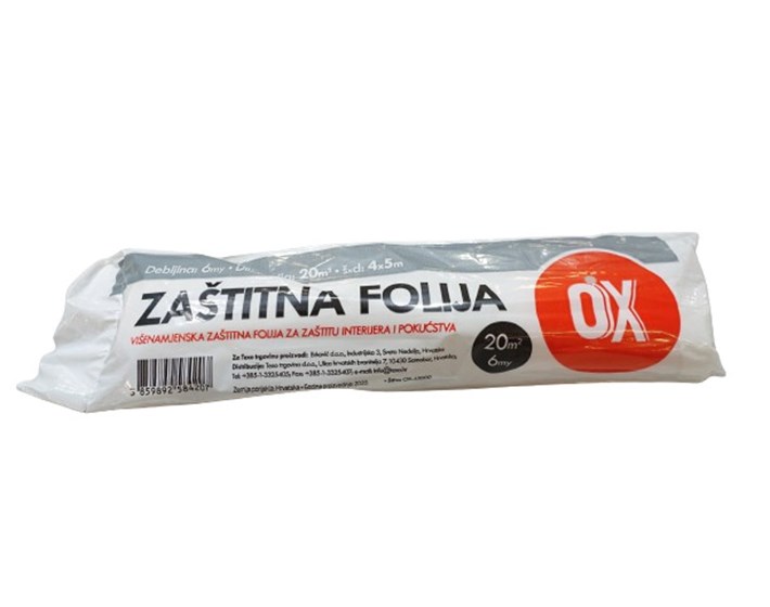 FOLIJA ZAŠTITNA 20m2 OX-6MY