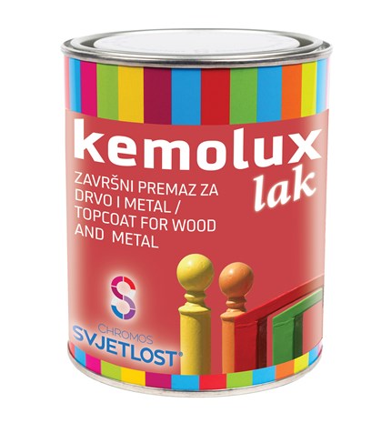 BOJA ZAVRŠNA ZA DRVO I METAL KEMOLUX LAK ANTRACIT 0,75 l