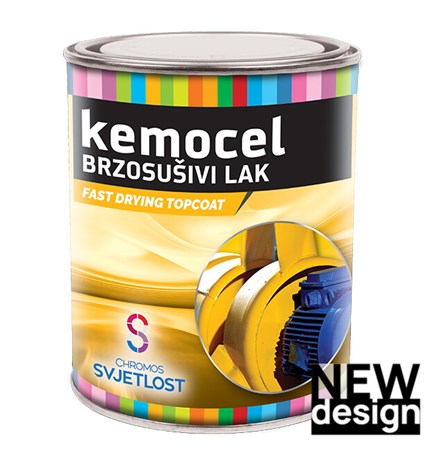 BOJA ZAVRŠNA ZA METAL I DRVO KEMOCEL BS LAK 0,75 l ANTRACIT