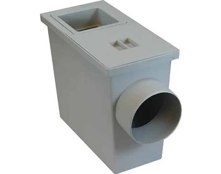 PJESKOLOVAC PRAVOKUTNI ULAZ 80x80/100x100 IZLAZ 110mm