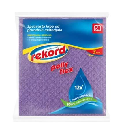 SPUŽVA POLLY-FLEX SPUŽVASTA KRPA 3kom