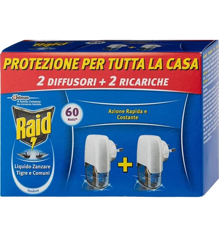 APARAT ELEKTRIČNI RAID LIQUID 2x21ml