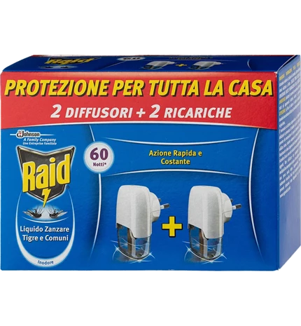 APARAT ELEKTRIČNI RAID LIQUID 2x21ml