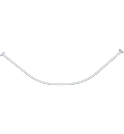 DRŽAČ ZAVJESE ZA KADU 90-90CM POLUKRUŽNI ALU, BIJELI TENDANCE