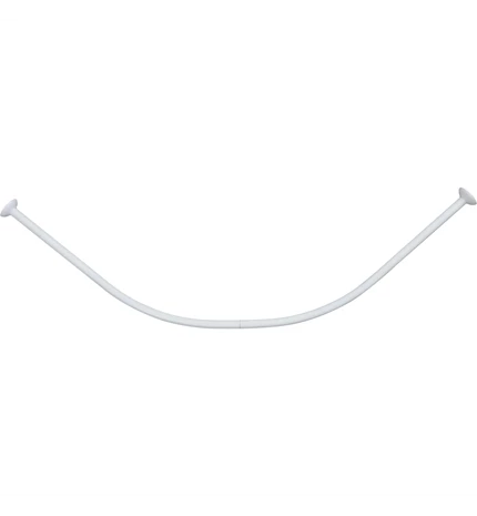 DRŽAČ ZAVJESE ZA KADU 90-90CM POLUKRUŽNI ALU, BIJELI TENDANCE