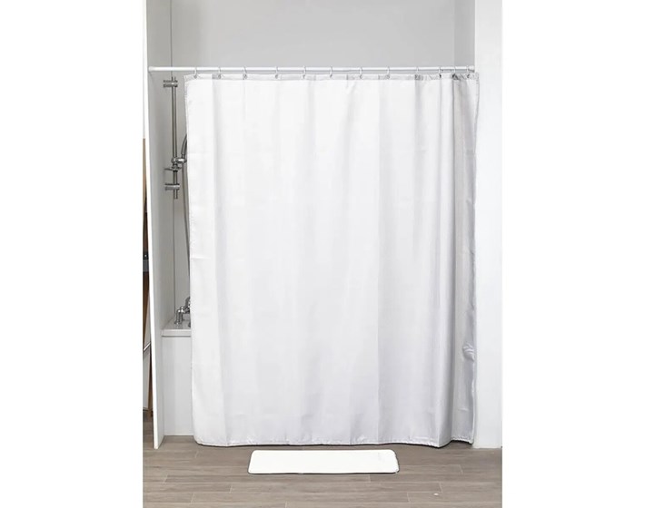 ZAVJESA ZA KADU DIAMOND 180X200 POLIESTER BIJELA TENDANCE