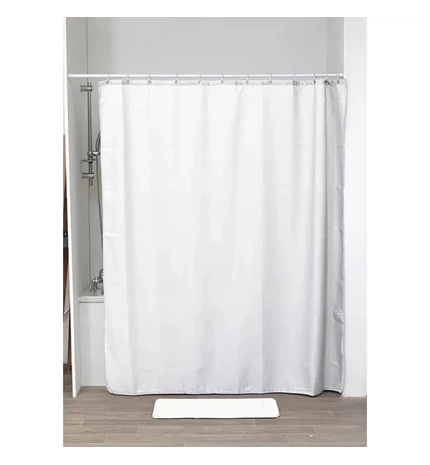 ZAVJESA ZA KADU DIAMOND 180X200 POLIESTER BIJELA TENDANCE