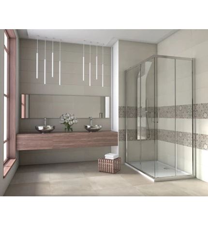 KABINA TUŠ ELEMENT 100X195 CONCEPT ATLAS KROM PROZIRNO STAKLO 6mm