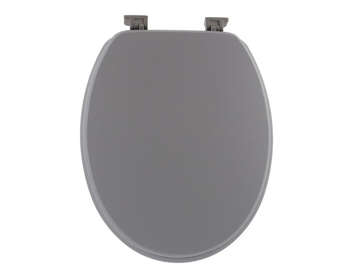 DASKA ZA WC ŠKOLJKU SIVA MDF PLASTIČNI OKOVI TENDANCE