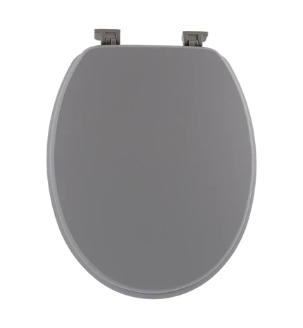 DASKA ZA WC ŠKOLJKU SIVA MDF PLASTIČNI OKOVI TENDANCE