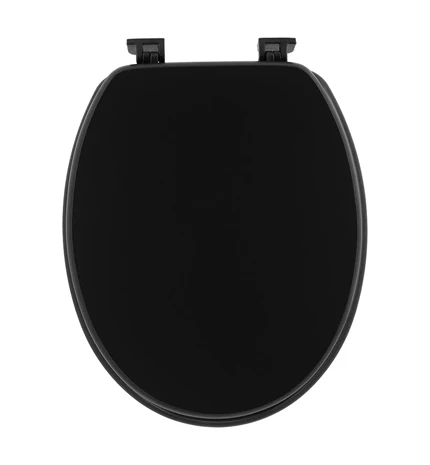 DASKA ZA WC ŠKOLJKU CRNA MDF PLASTIČNI OKOVI TENDANCE
