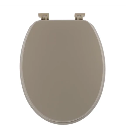 DASKA ZA WC ŠKOLJKU SIVO SMEĐA MDF PLASTIČNI OKOVI TENDANCE