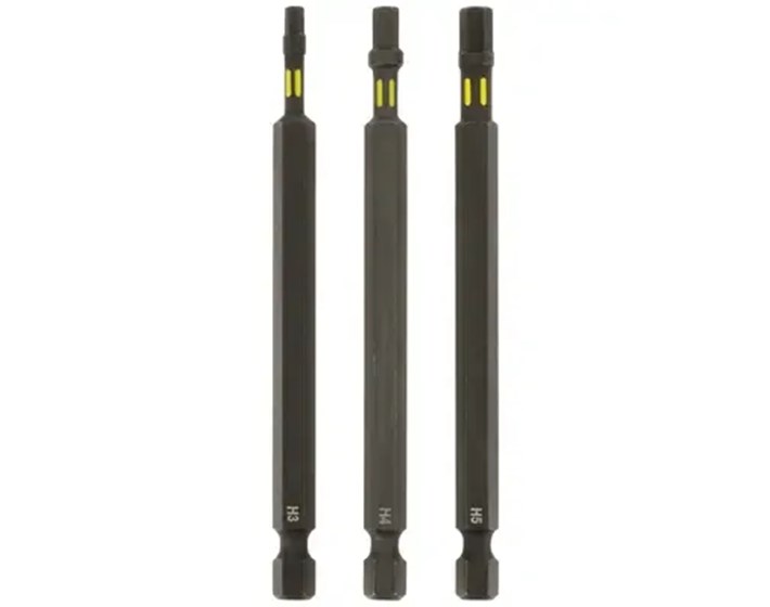 BIT SET TORZIJA 100 mm 3-DJ. HEX 3, 4, 5 mm