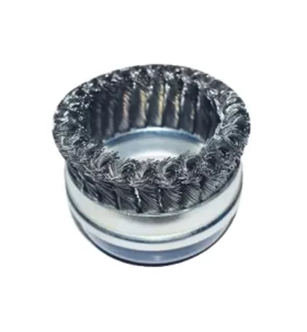 ČETKA LONČASTA UPREDENA M14 FI 100 mm  0,50 mm