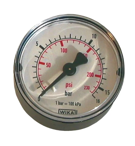 MANOMETAR 50 mm 0-16 BAR 1/4" PROFIAIR