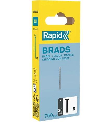 ČAVLI SPECIJALNI TYP 8 20 mm NARROW BLISTER 750/1 RAPID