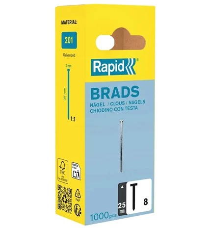 ČAVLI SPECIJALNI TYP 8 25 mm NARROW BLISTER 1000/1 RAPID