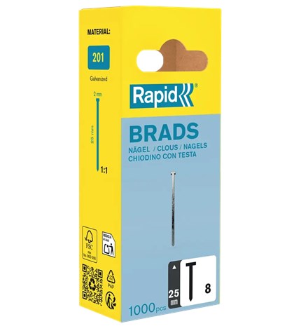 ČAVLI SPECIJALNI TYP 8 25 mm NARROW BLISTER 1000/1 RAPID