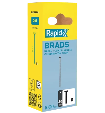 ČAVLI SPECIJALNI TYP 8 30 mm NARROW BLISTER 1000/1 RAPID