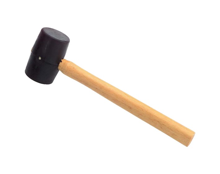 ČEKIĆ GUMENI S DRVENOM DRŠKOM 230 g 52 mm