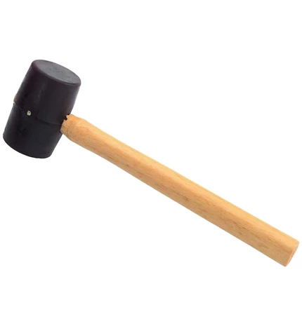 ČEKIĆ GUMENI S DRVENOM DRŠKOM 900 g 75 mm