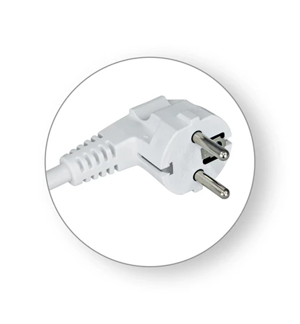 KABEL PRIKLJUČNI 2m, 3x1,5mm2, 16A, 250V,3500W, BIJELI