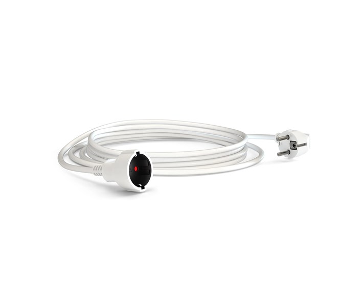 KABEL PRODUŽNI ŠUKO 2m, 3x1mm2, 16A,250V,3500W, BIJELI