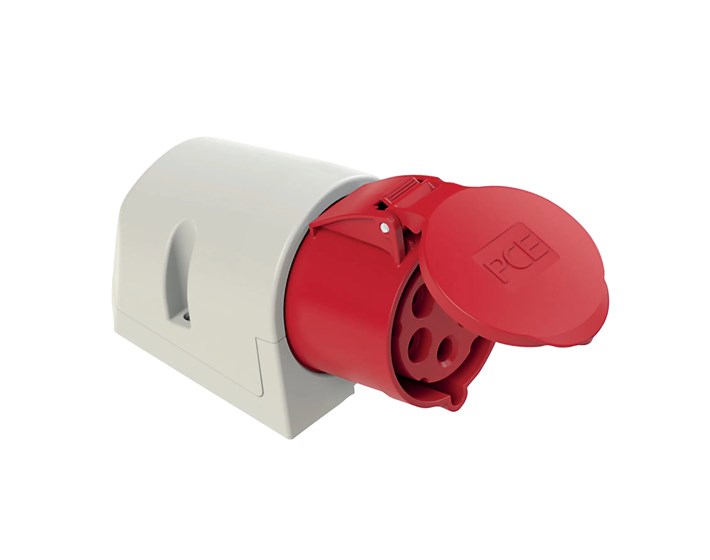 UTIČNICA S POKLOPCEM INDUSTRIJSKA ICE 309 5P,32A,400V,IP44, NADGRADNA