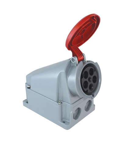 UTIČNICA S POKLOPCEM INDUSTRIJSKA ICE 309 5P,63A,400V,IP44, NADGRADNA