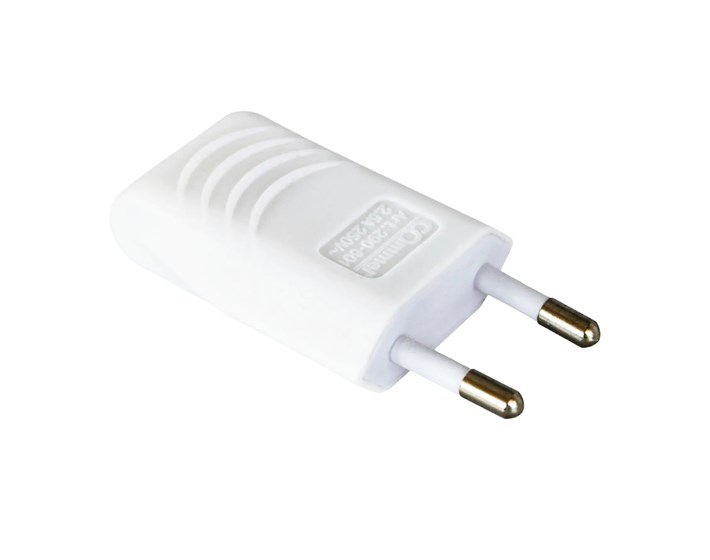 UTIKAČ EURO 2,5A,250V, BIJELI