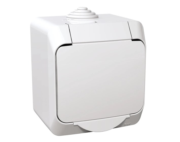 UTIČNICA OG II PVC 16A IP44 BIJELA CEDAR