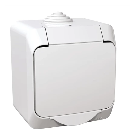 UTIČNICA OG II PVC 16A IP44 BIJELA CEDAR
