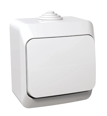 PREKIDAČ OG PVC KRIŽNA 16A IP44 BIJELA CEDAR