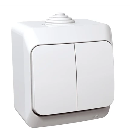 PREKIDAČ OG PVC SERIJSKA 16A IP44 BIJELA CEDAR