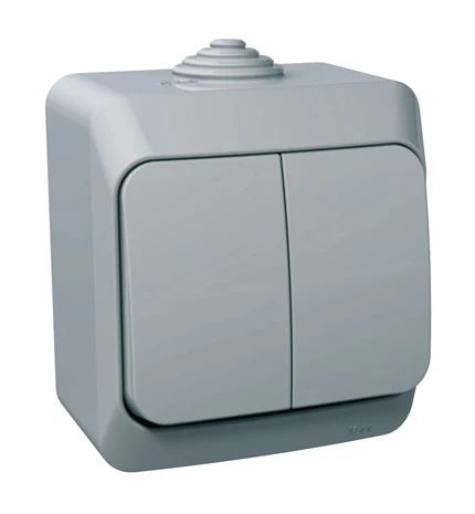 PREKIDAČ OG PVC SERIJSKA 16A IP44 SIVA CEDAR