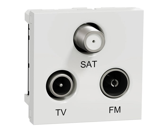 UTIČNICA UNICA ANT. TV/FM SAT. INDIVIDUALNA 2M BIJELA