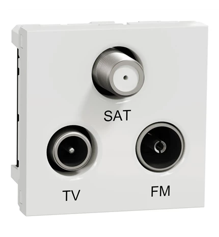 UTIČNICA UNICA ANT. TV/FM SAT. INDIVIDUALNA 2M BIJELA