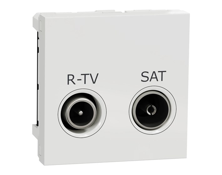 UTIČNICA UNICA TV-R/SAT INDIVID. 2M BIJELA